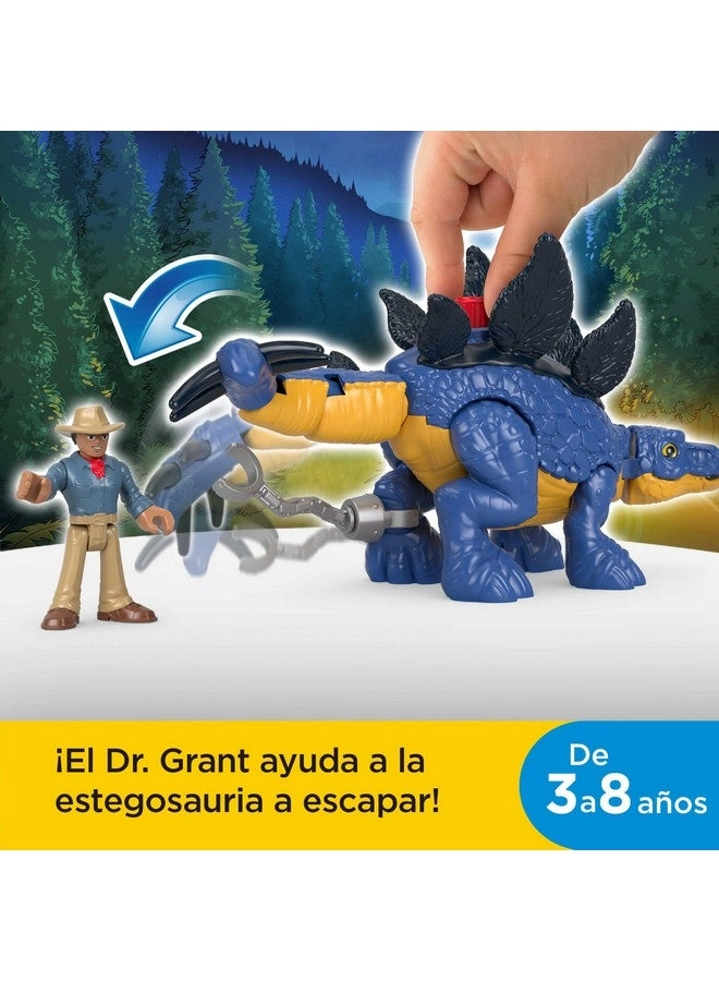 Dinosaur - Stegosaurus + Dr. Alan Grant 2 pcs