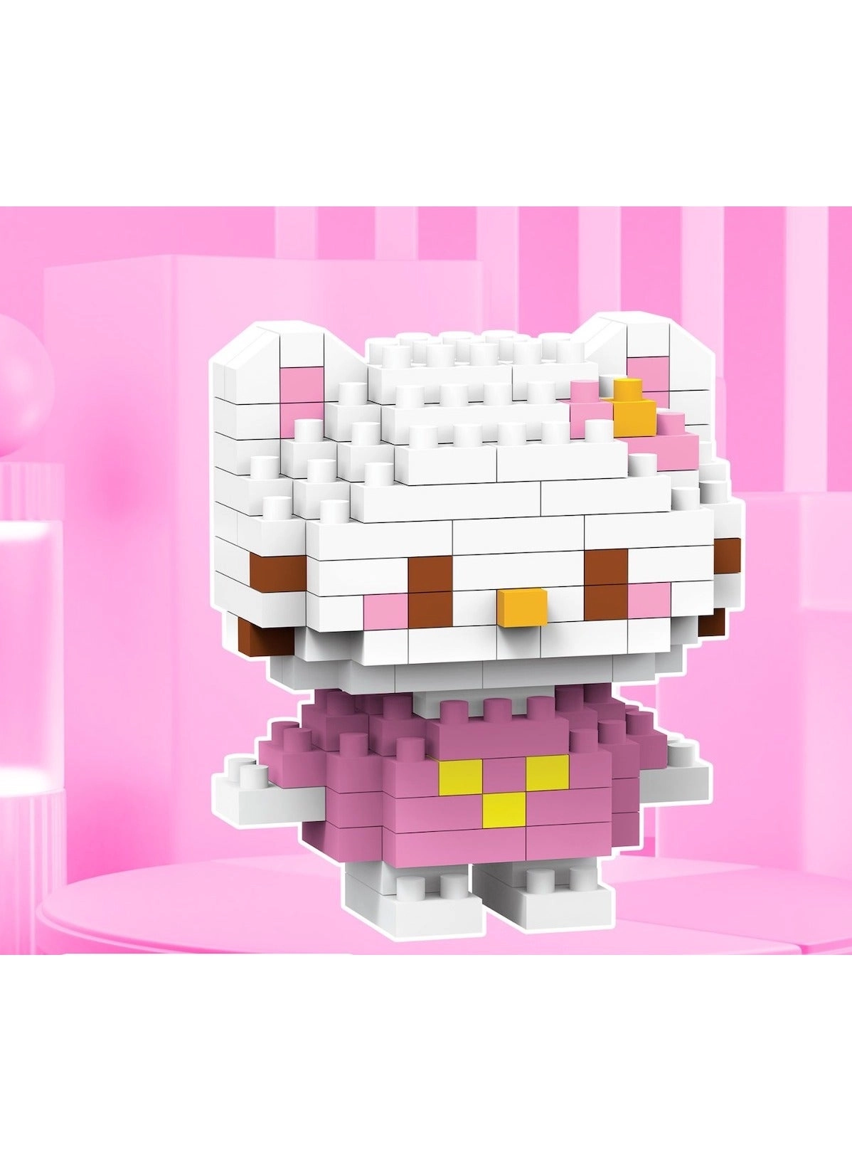 Pixel Block Toy - Animals Kaikai Cat