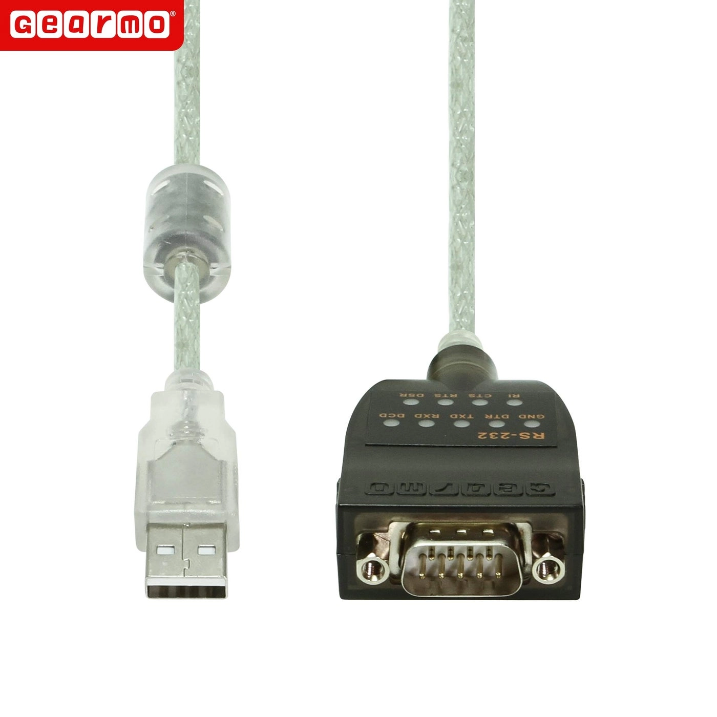 USB to Serial RS-232 Adapter - LED Indicators FTDI Chipset