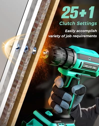Cordless Drill Set - 20 Volts