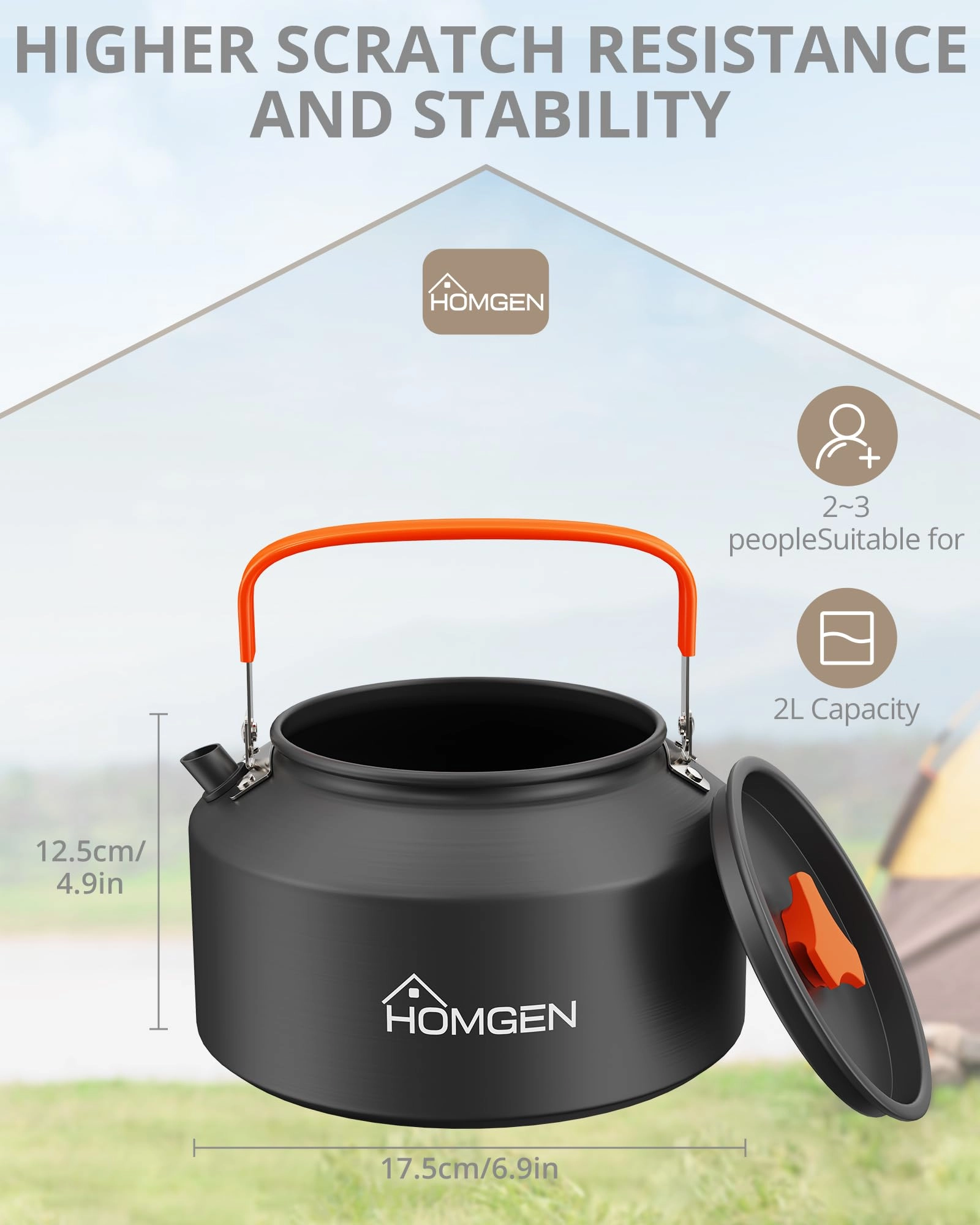 Camping Kettle - 2 litres