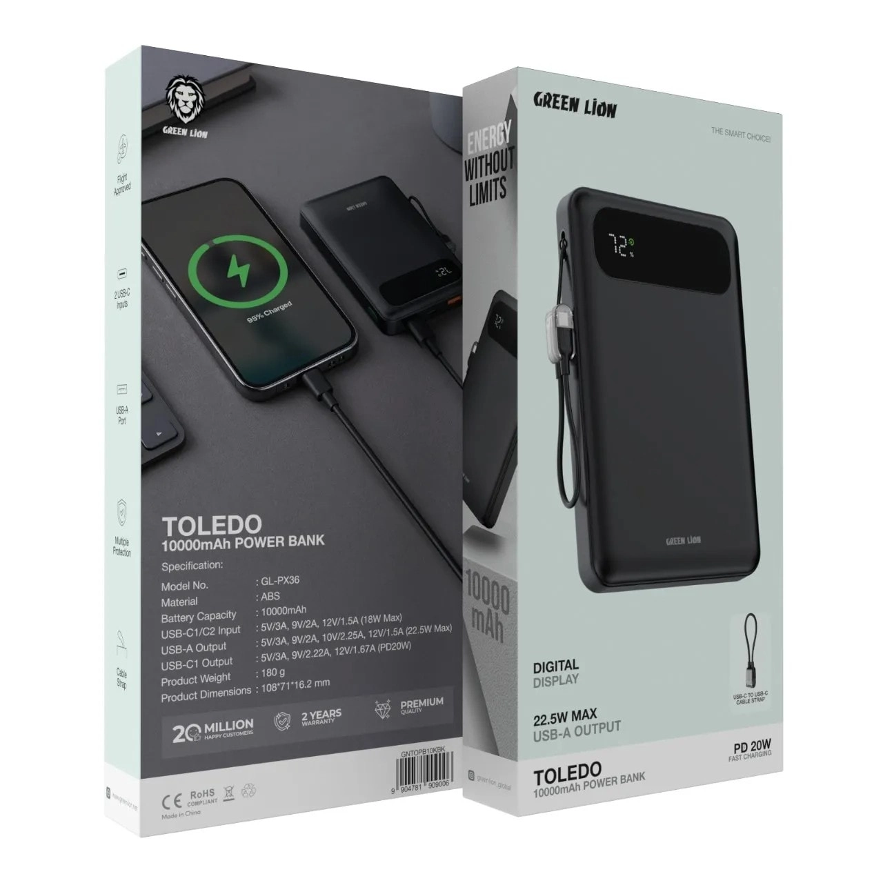TOLEDO - 10000mAh 22.5 W