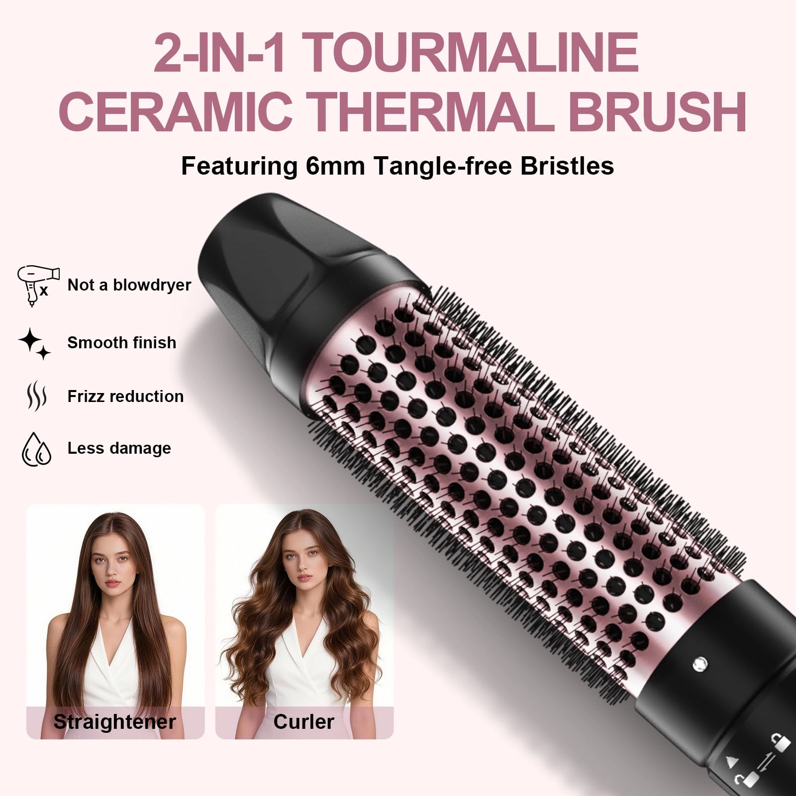 6 in 1 Curling Iron - 0.35"-0.75"-1"-1"-1.25"-1.5"