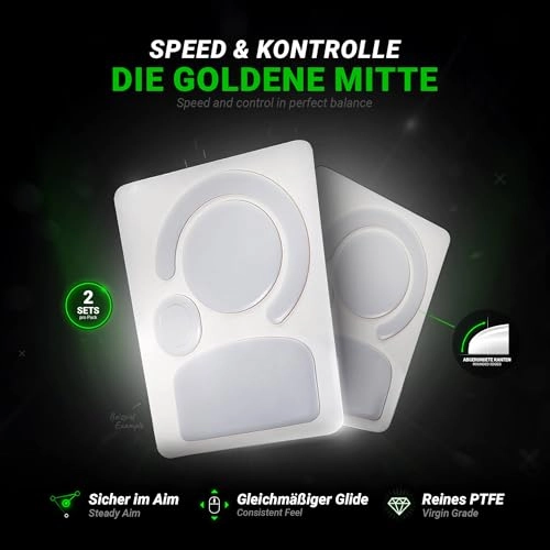 HPS Glides - Set of 2 Compatible with Logitech G703, G603, G403