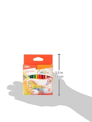 Color Run Coloured Pencils - 12 Pcs