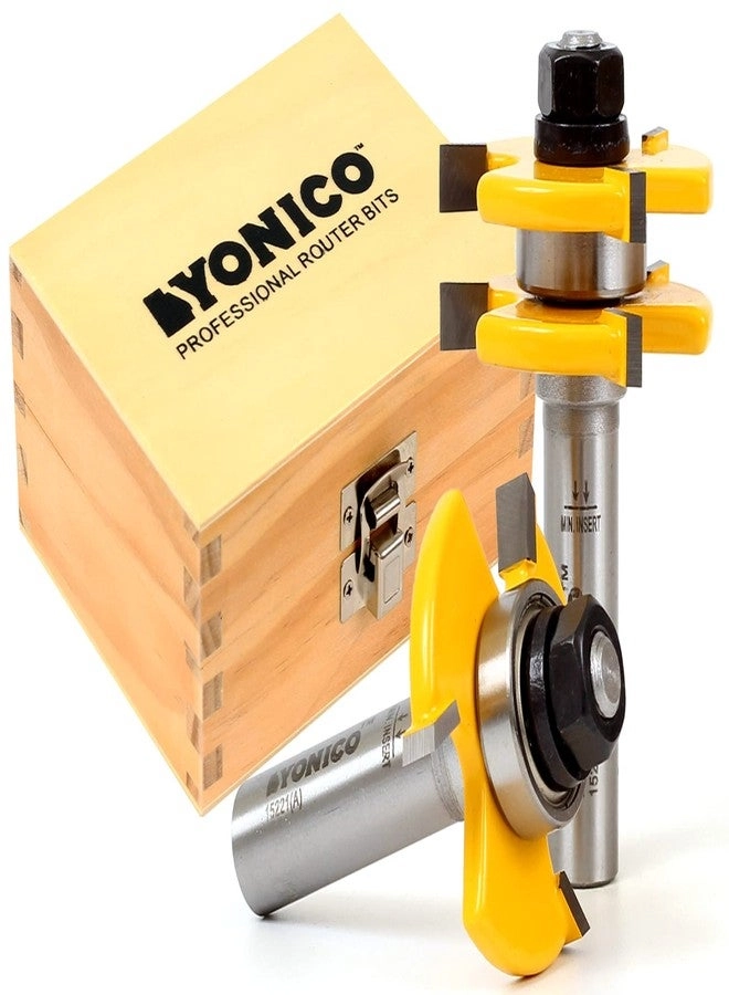 Tongue and Groove Router Bits Set - 3/4-Inch 1/4-Inch 2 Bit