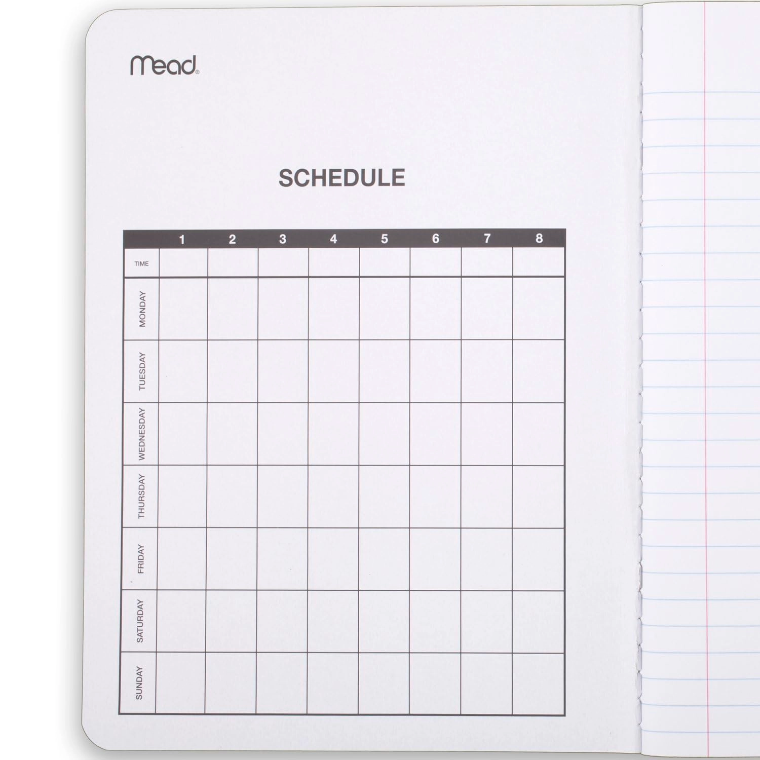 Composition Notebook 7-1/2" x 9-3/4" Softcover - Lined 100 Sheets