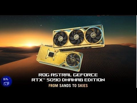 ROG Astral GeForce RTX™ 5090 Dhahab OC Edition - 32GB