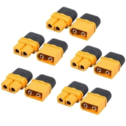 Connector with Cover - 10pcs 5 male - 5 female