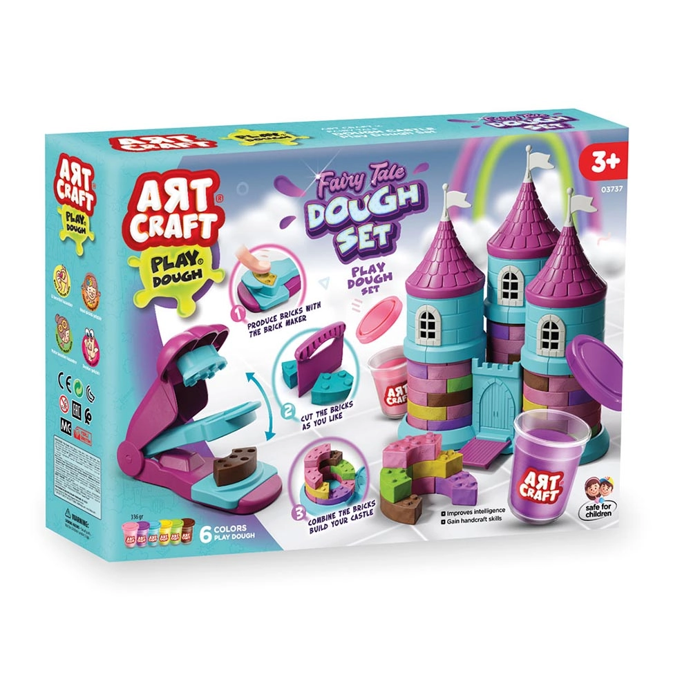 Art Craft Fairy Tale Dough Set - 3+ years 6 cans