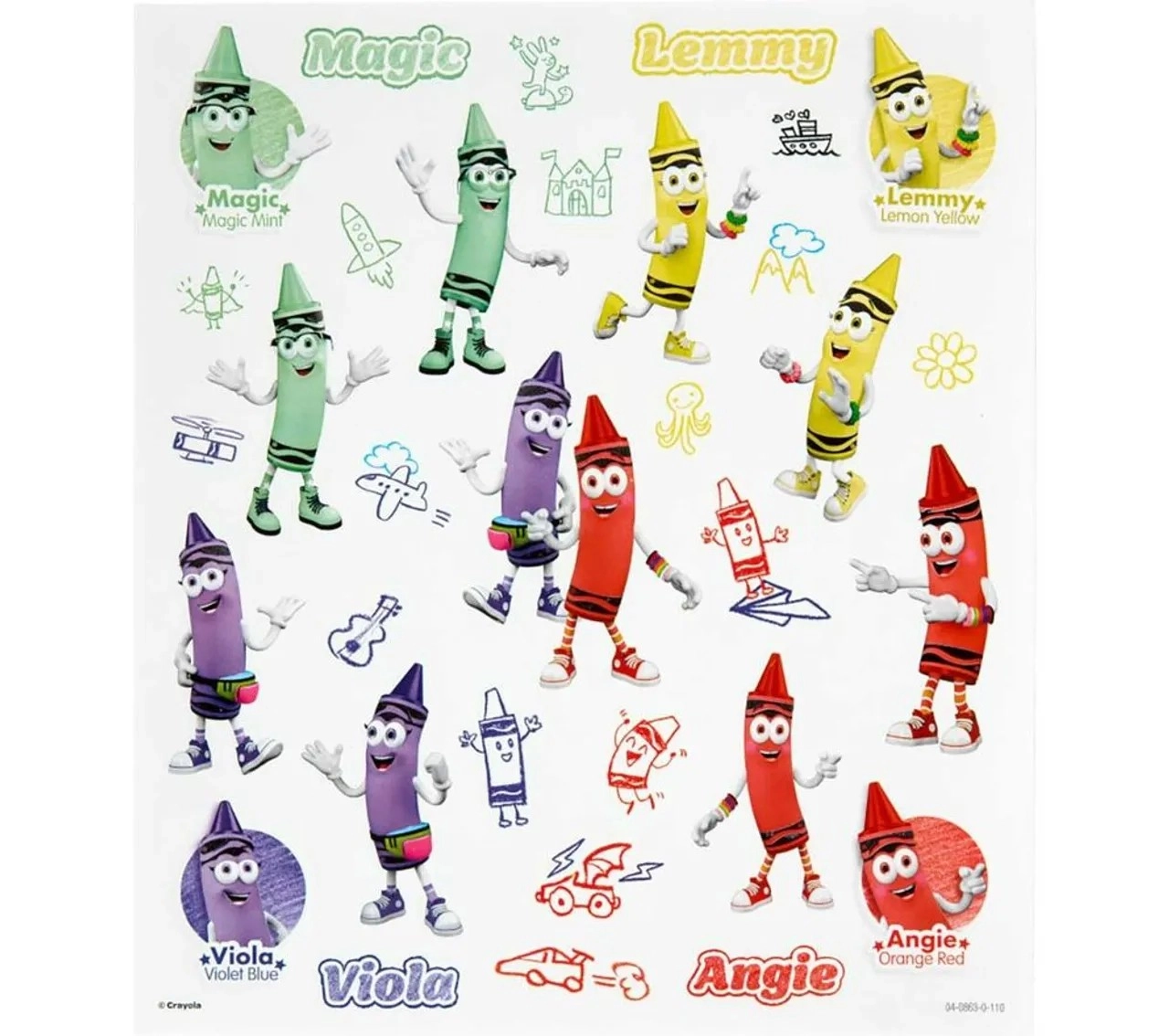 Retired Colors Wild Journeys Coloring & Activity Set - 8 piece(s)