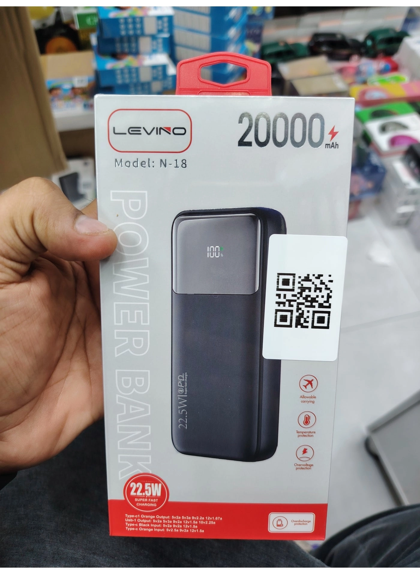 LEVINO N-18 - 20000mAh 22.5W