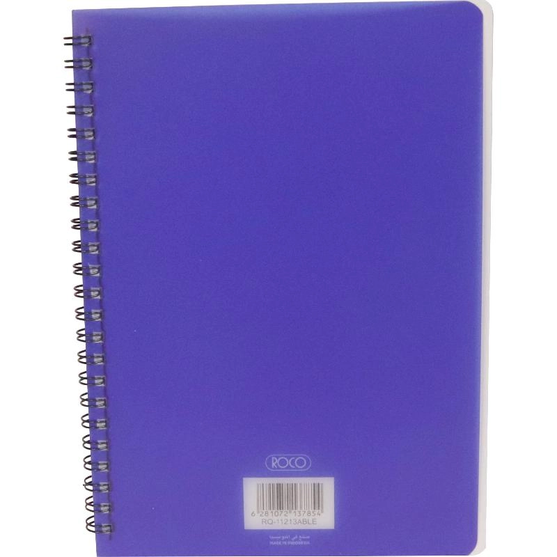 Notebook 19 X 26 cm Spiral - Grid 100 Sheets