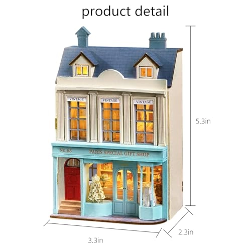 DIY Miniature Dollhouse Kit - Happy Manor 1:100