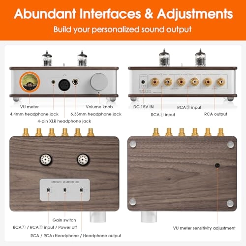 E2 - Tube Headphone Amplifier VU Meter