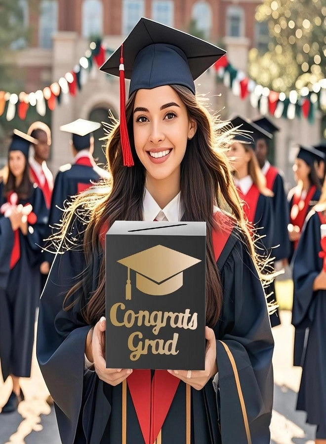 Graduation Card Box - 9*9*9 inches Black