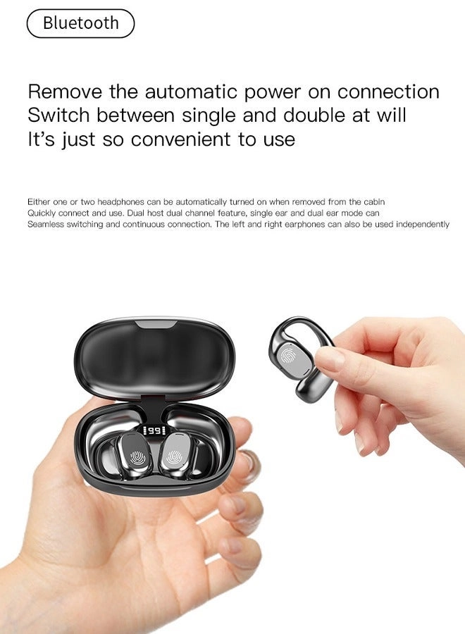 Clip On Bluetooth Earphones Wireless Earbud