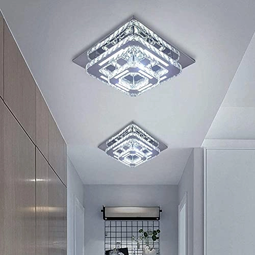 Crystal LED Ceiling Light - Cool White