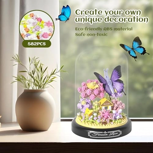 Butterfly Flower Bouquet - Bonsai Collection Dust Cover