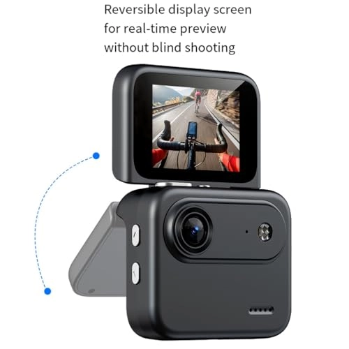 Flip Screen Sports Camera - 32GB 64GB 4K