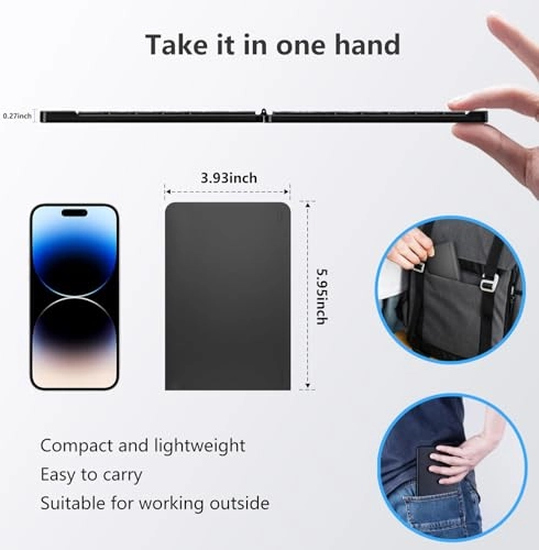 K212 Foldable Keyboard - Wireless