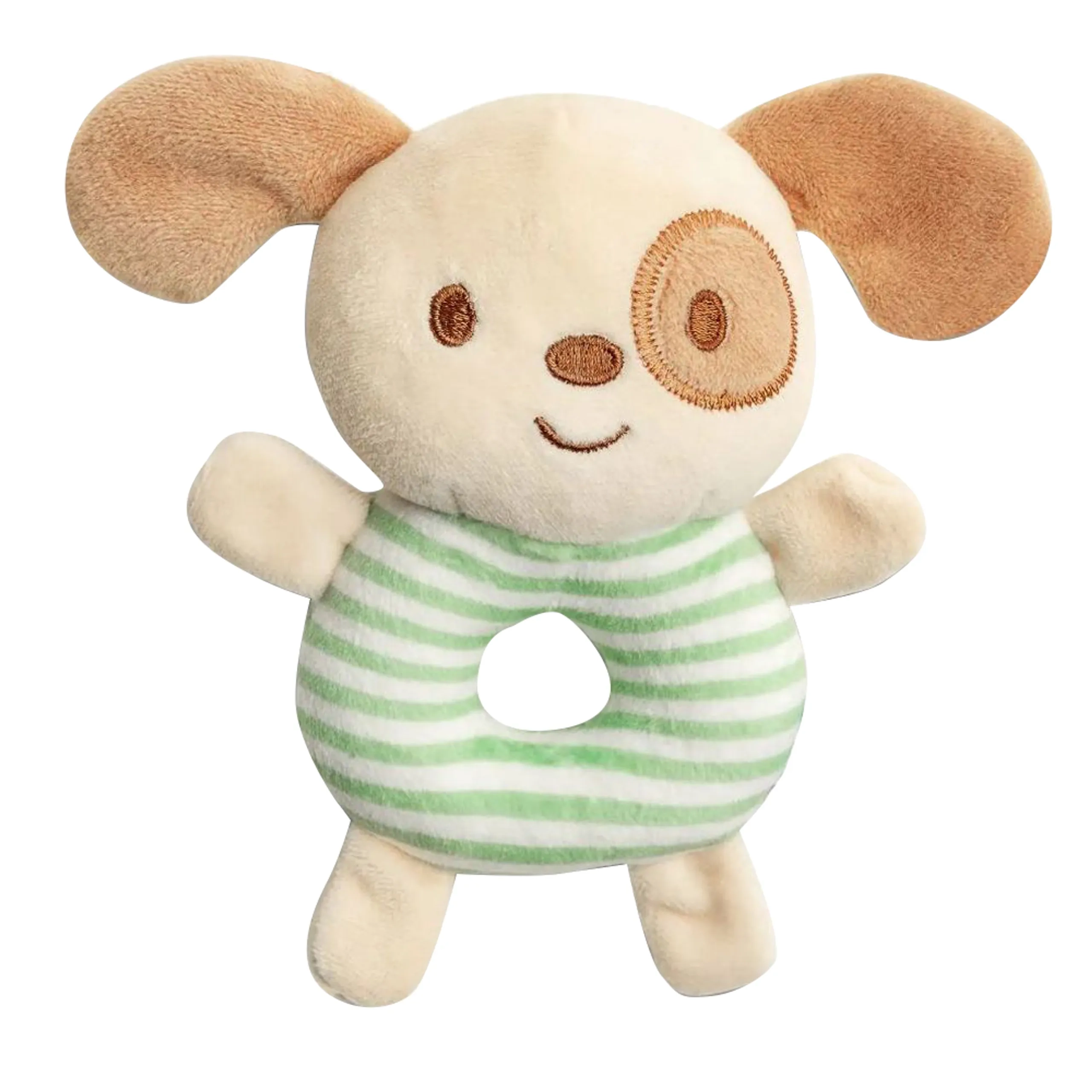 Little Angel Baby Crib Soft Stuffed Rattle Pacifying Toy - 3 months soft plush Dog