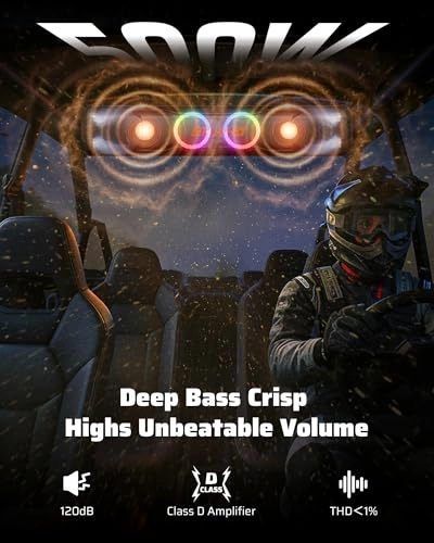 UTV Sound Bar - 4" 500 Watts