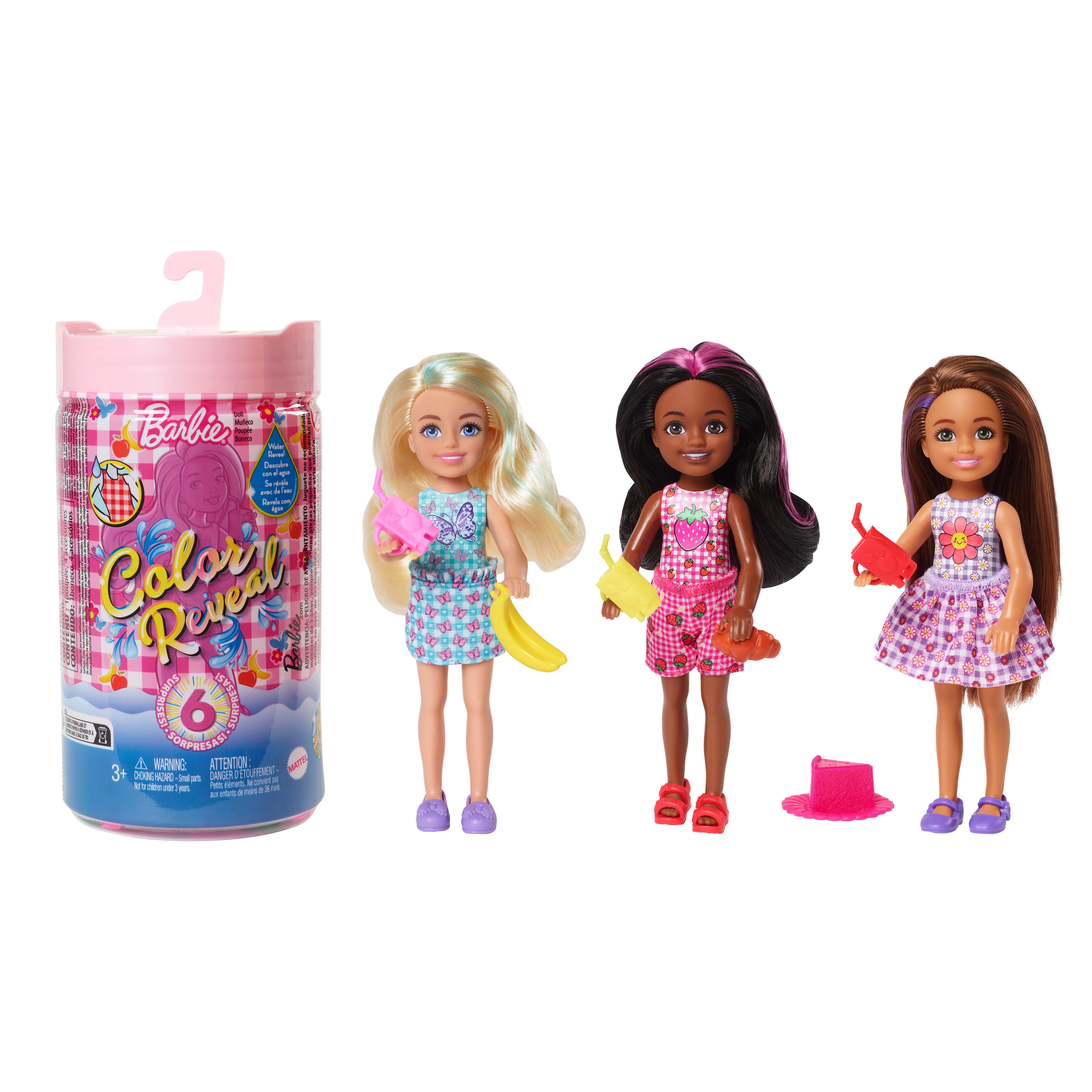 Barbie Deep Sea Mermaids - Colour Reveal Doll Ages 3+