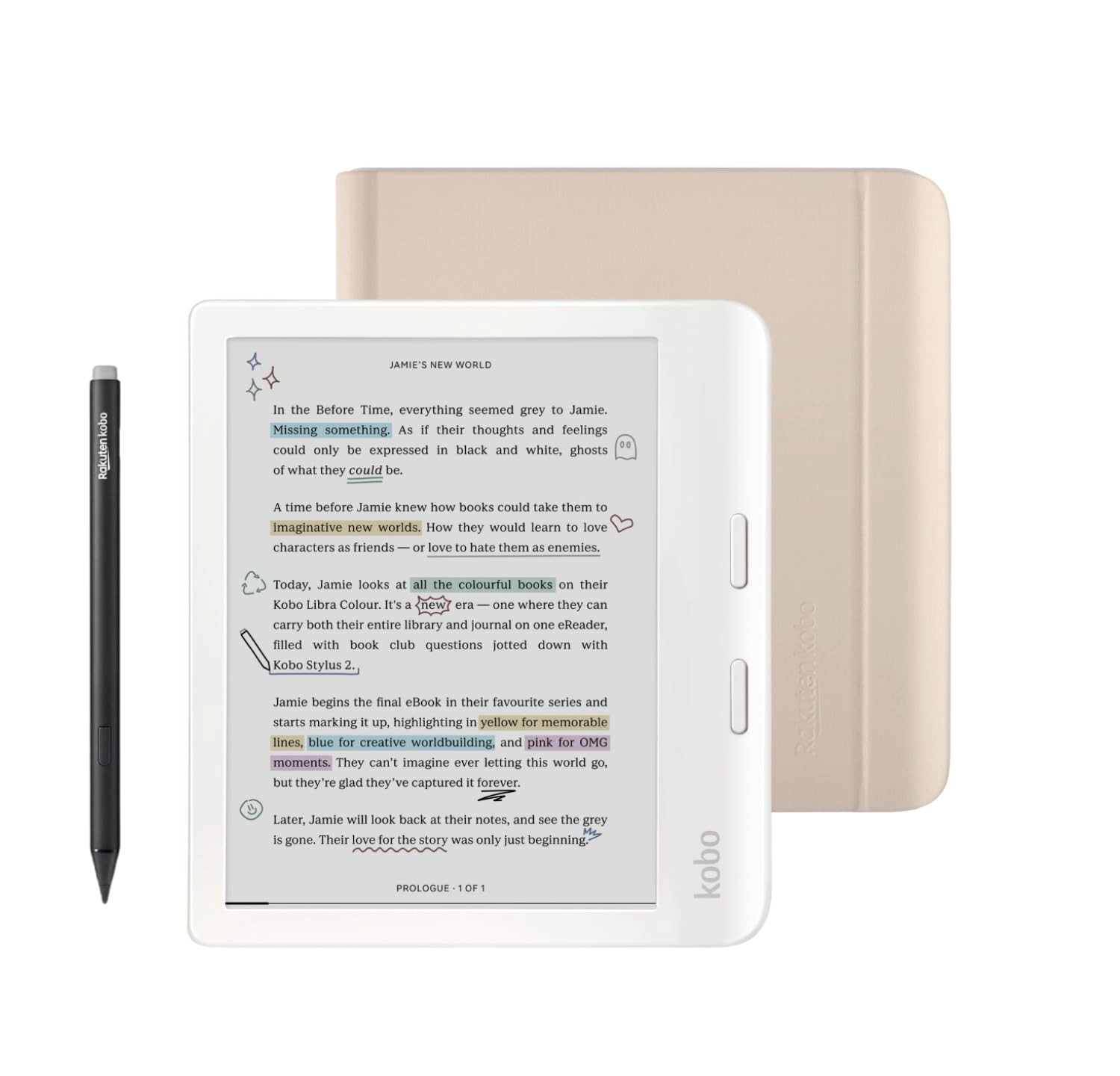 Libra Colour - 7 Inches 32GB Case Bundle