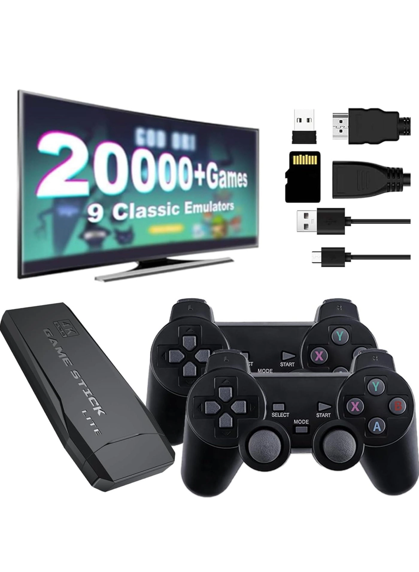 Wireless Retro Game Console - 64G