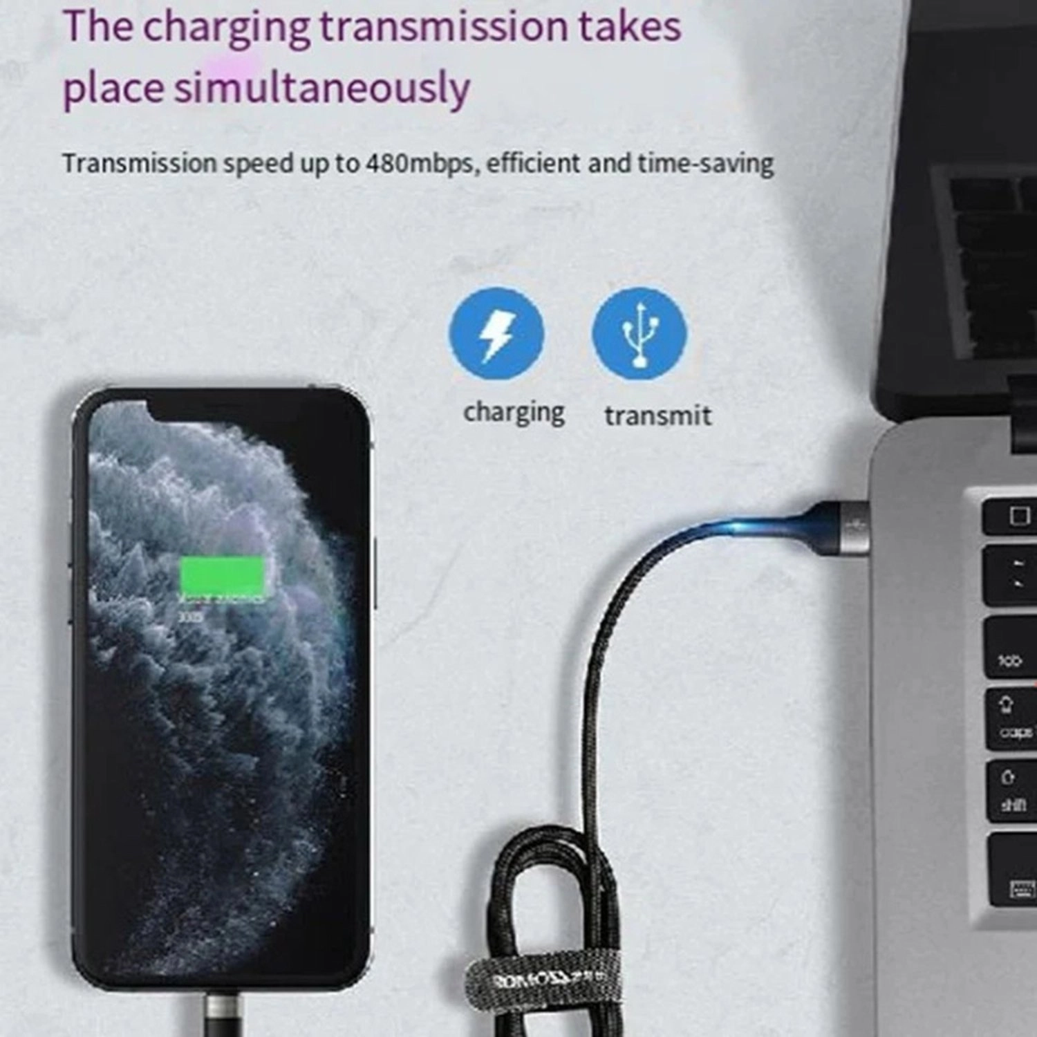 CB12B - Lightning to USB Cable 2m