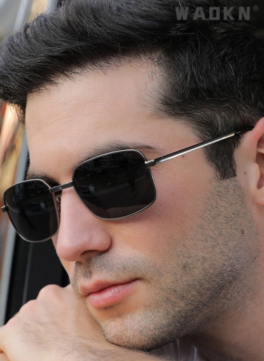 Foldable Sunglasses - 61 mm Grey