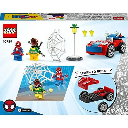 Marvel Spider-Man's Car and Doc Ock Set - Glow in the Dark 4+ Years