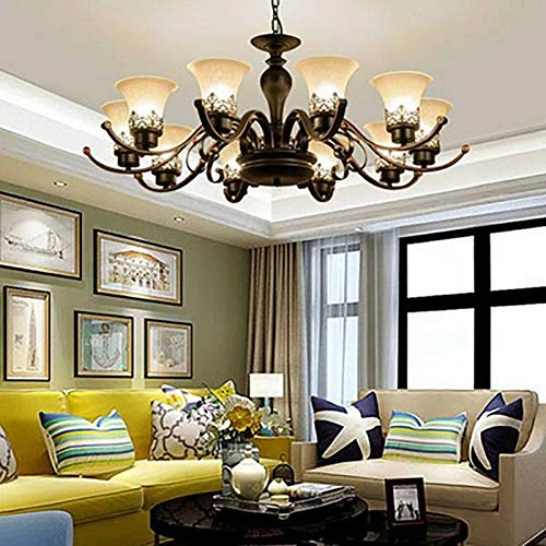 E27 American Style Chandelier - Copper 6