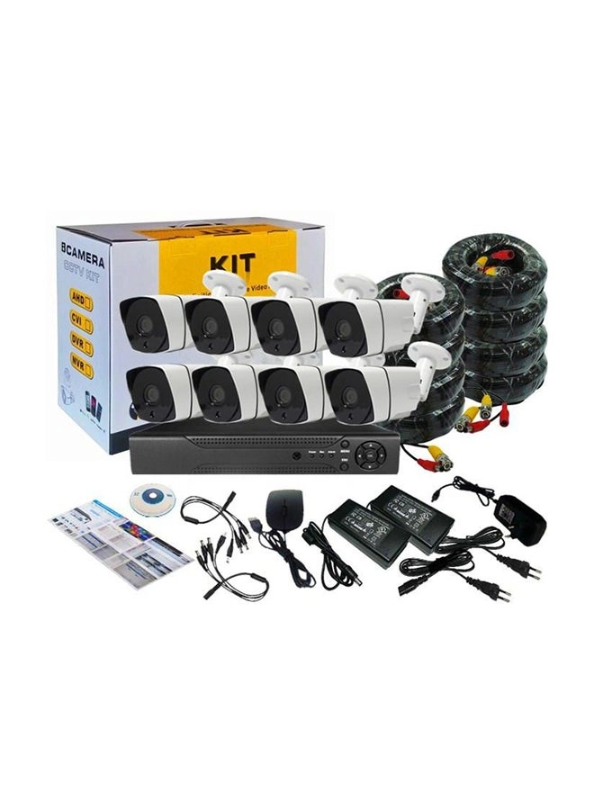 8CH-Wifi-NVR + Bullet Camera - 8 8 channels 2 MP