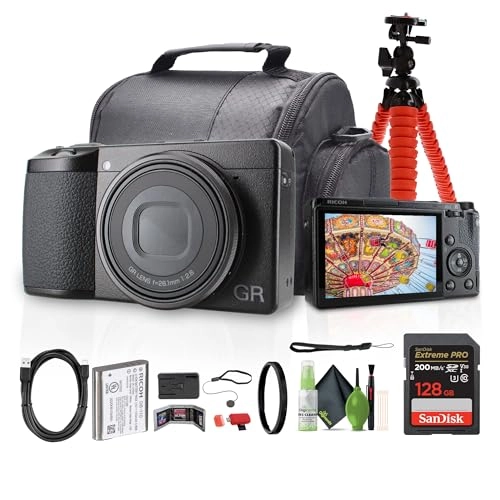 GR IIIx + Memory Card + Camera Bag + Flexible Tripod + Cleaning Kit + Memory Card Wallet + Memory Card Reader + Lens Cap