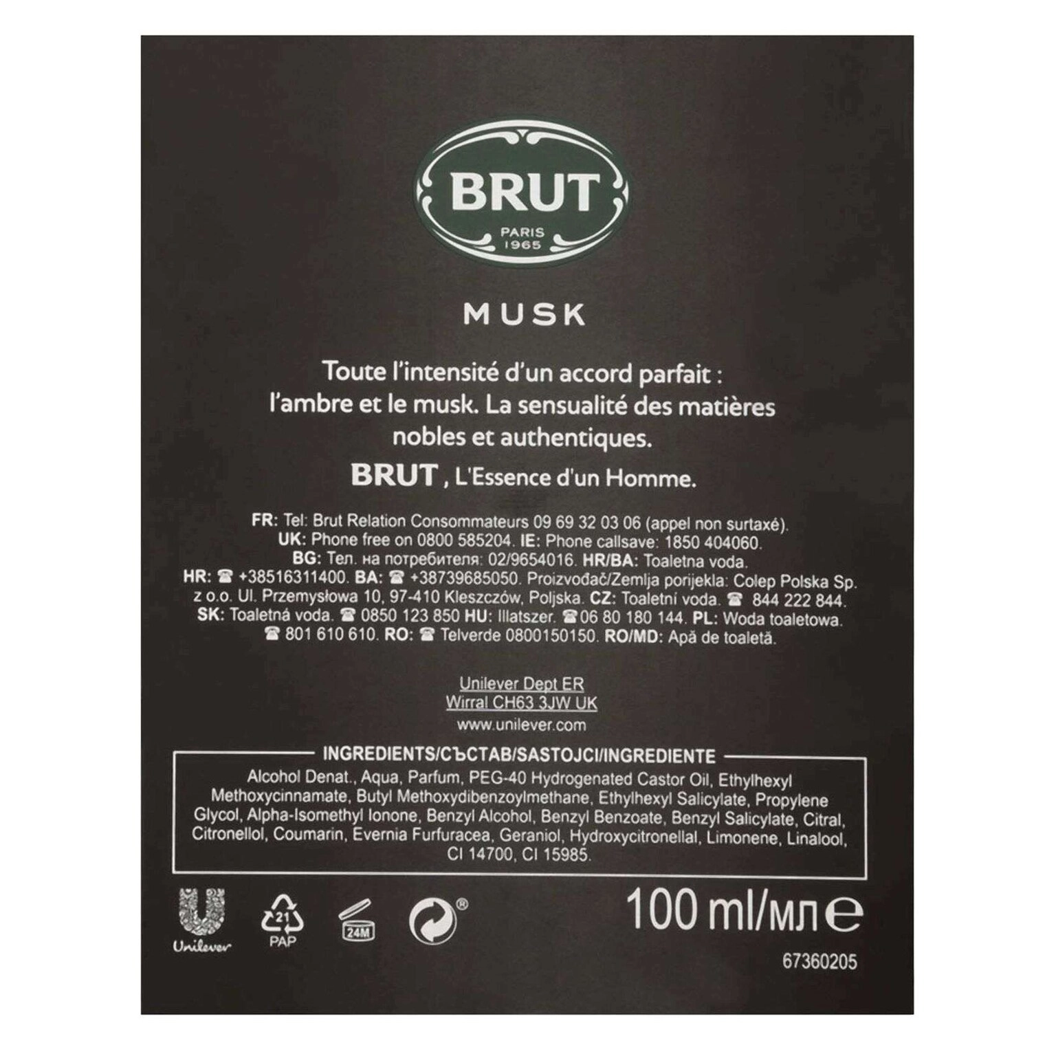 Musk Eau de Toilette 100 ml