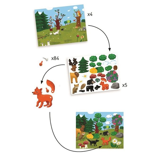 Hello Animals Moving Pictures Art Kit - 3+ years