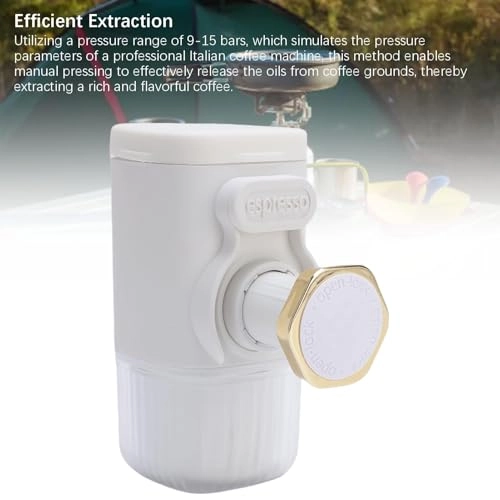 Portable Handheld Coffee Maker - 100ml coffee capsules and grounds