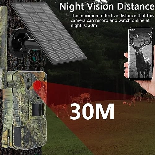 Solar Hunting Rear Camera - 4G 4 megapixel