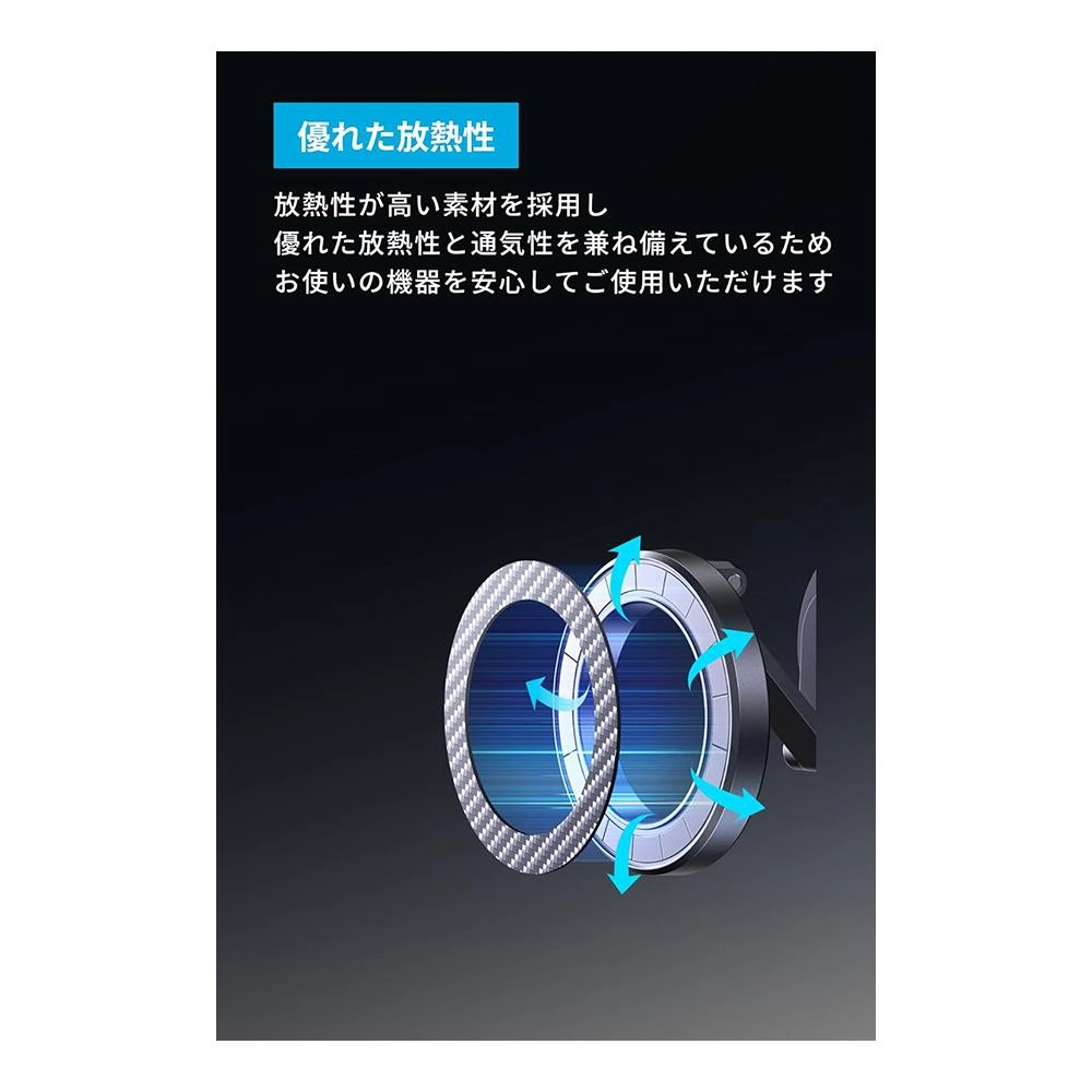 Anker Magnetic Car Stand - 360 Rotation 17N Suction
