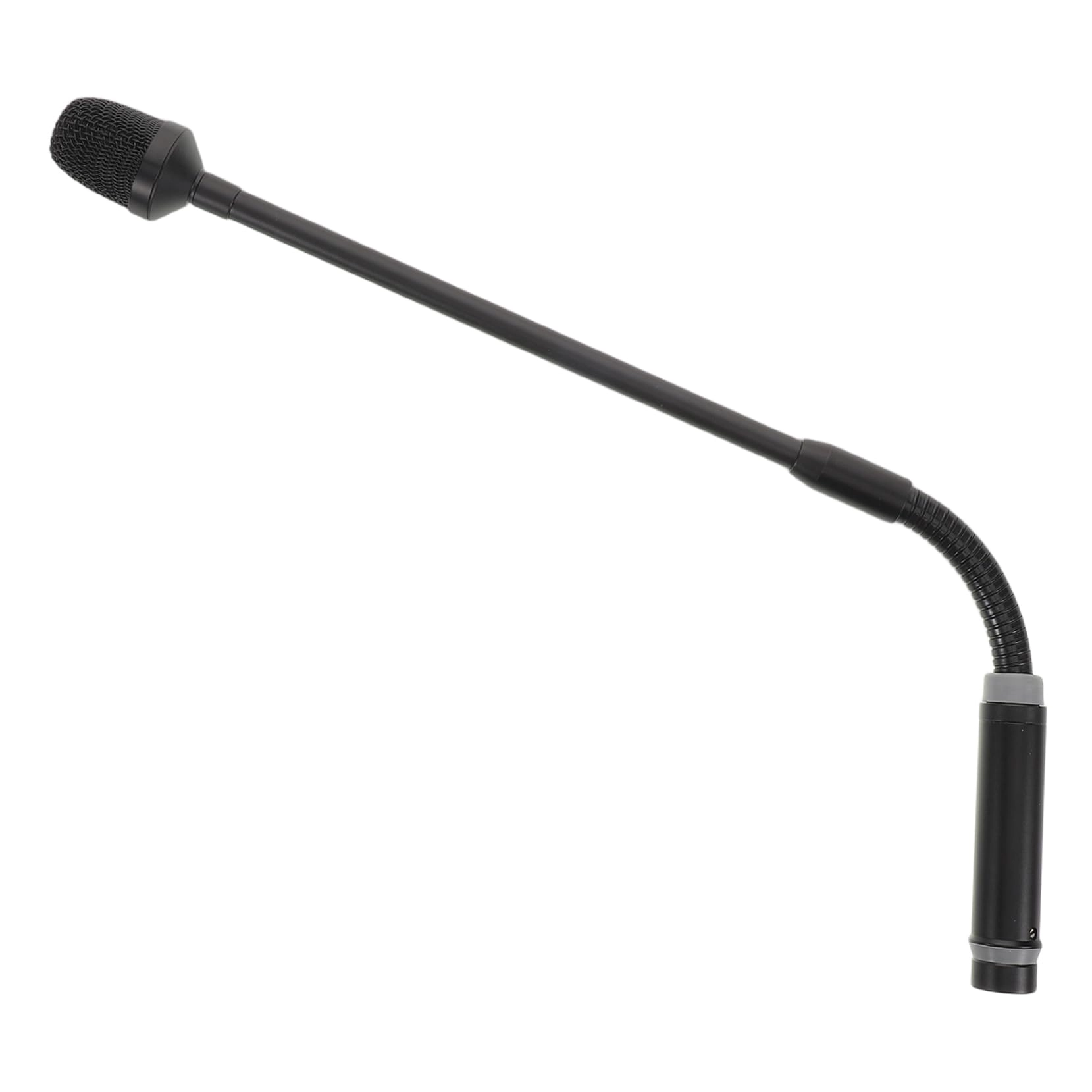 FUNOMOCYA Gooseneck Microphone - 42.5cm 3 pin xlr Black