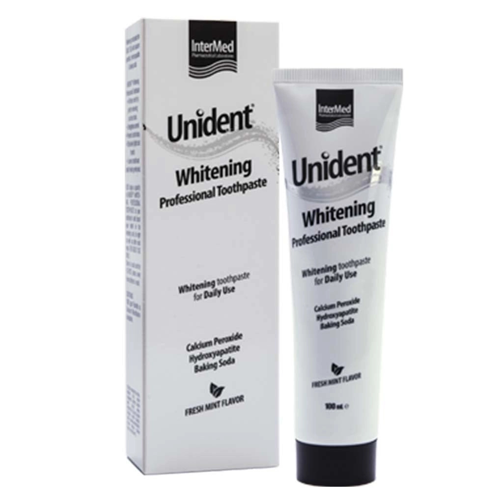 INTERMED Unident Whitening Professional Fresh Mint Toothpaste 100ml
