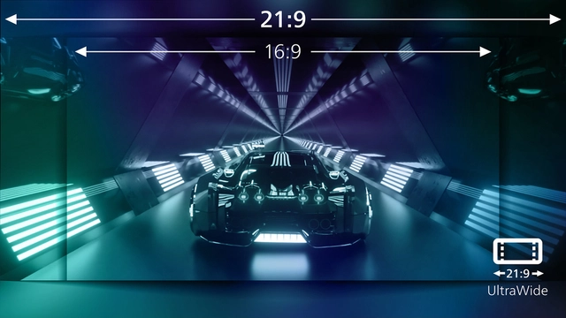 CrystalClear images with UltraWide QHD 3440 x 1440 pixels