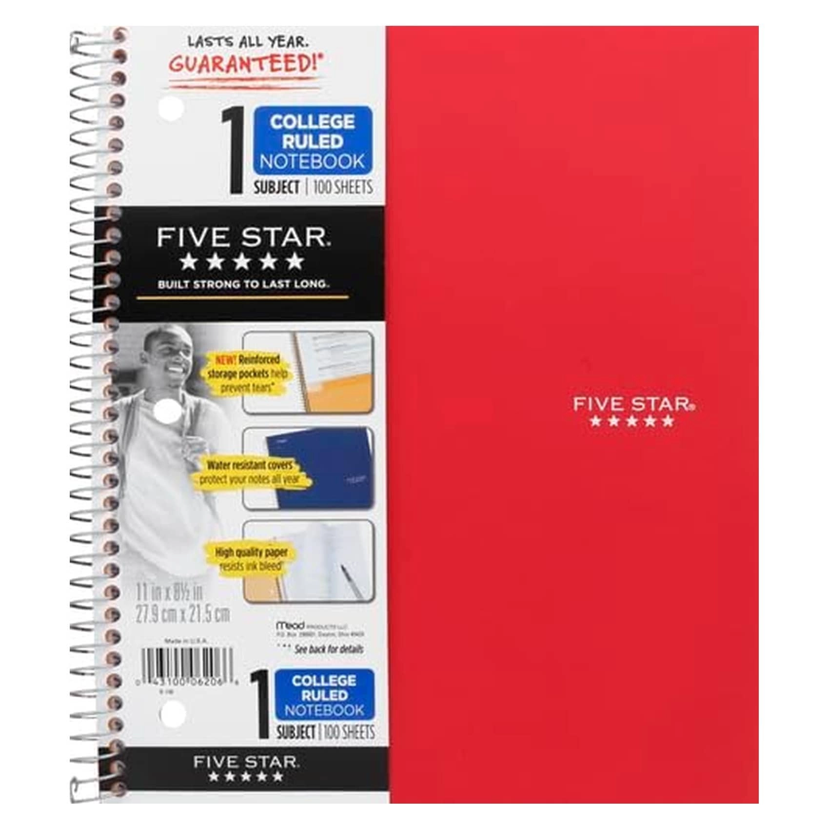 Five Star - Lined 100 Sheets