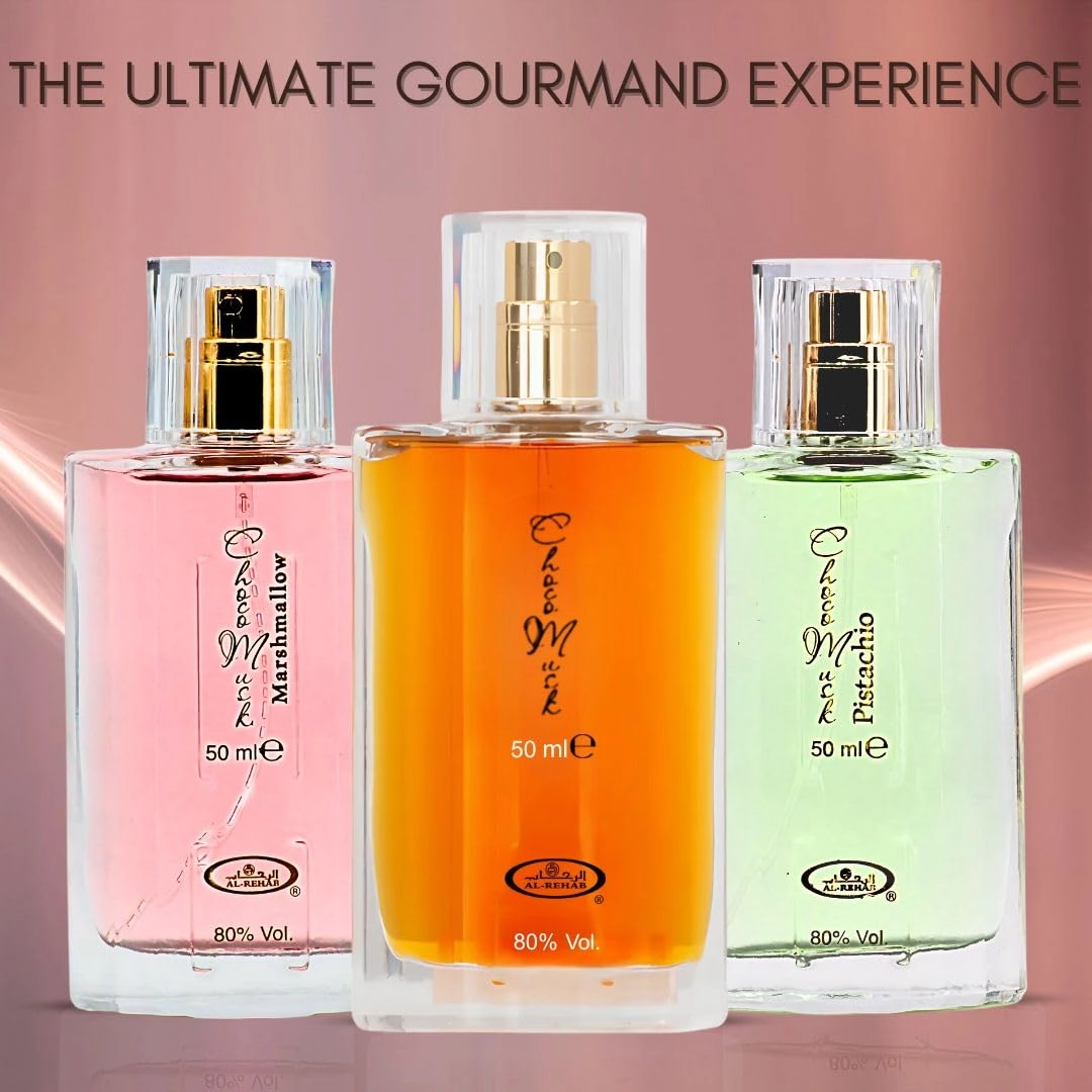 Choco Musk - Eau de Parfum 50ml + Choco Musk Marshmallow - Eau de Parfum 50ml + Choco Musk Pistachio - Eau de Parfum 50ml