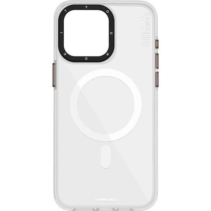 YOUNGKIT Crystal Color Magnetic Series Case for Apple iPhone 15 Pro