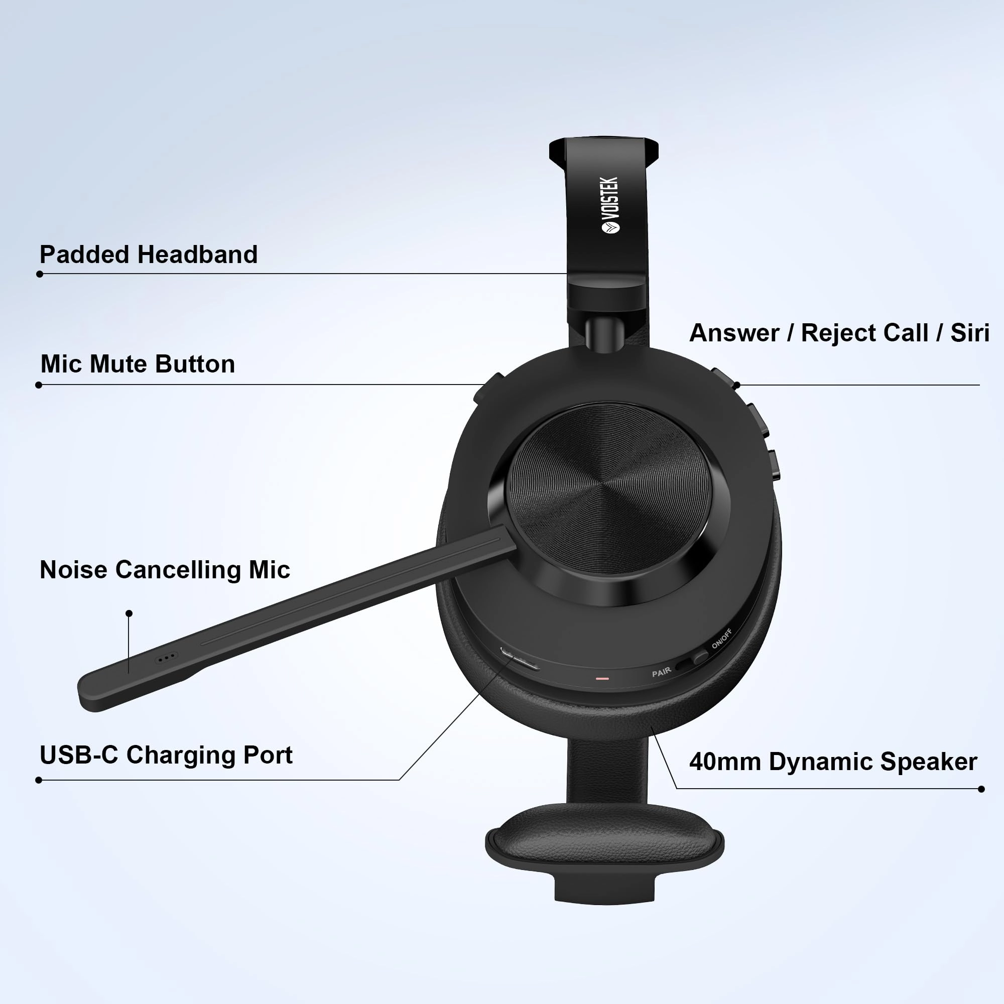 VS887BT Wireless Headset