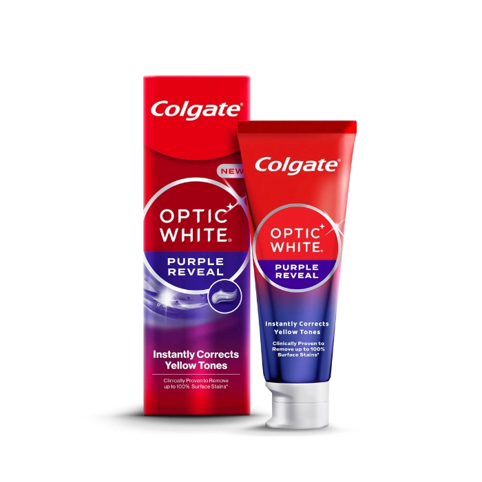 Colgate Optic White Purple Reveal Toothpaste Adults 75ml