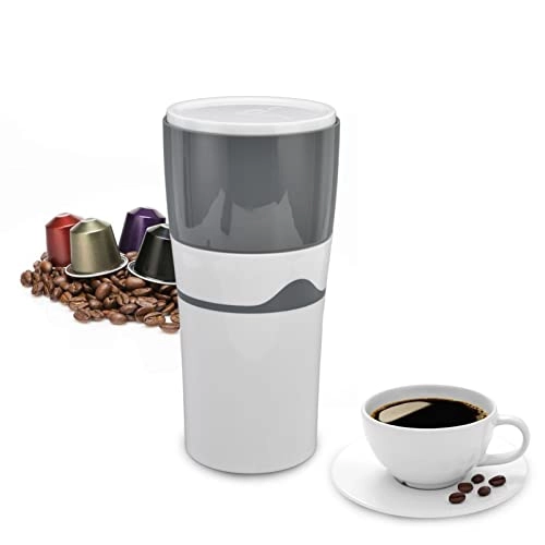 Portable Drip Coffee Maker - 450 ml Compatible with all types of capsules